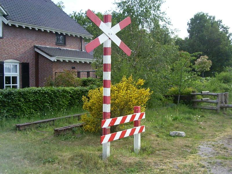Former level crossing Trentsedijk/German Line. This was Zeeland train station from 1889 to 1930.