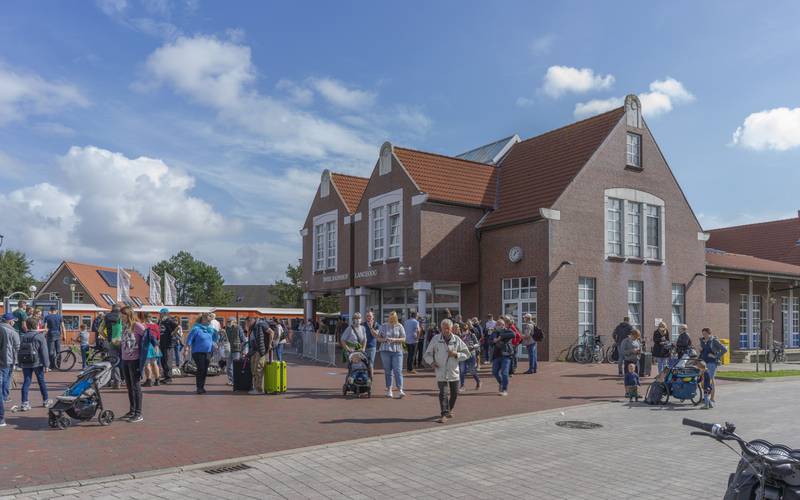 Train station of Langeoog.