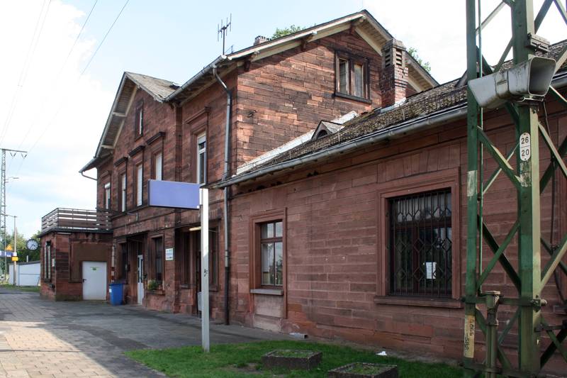 Train station of Weiterstadt, Germany