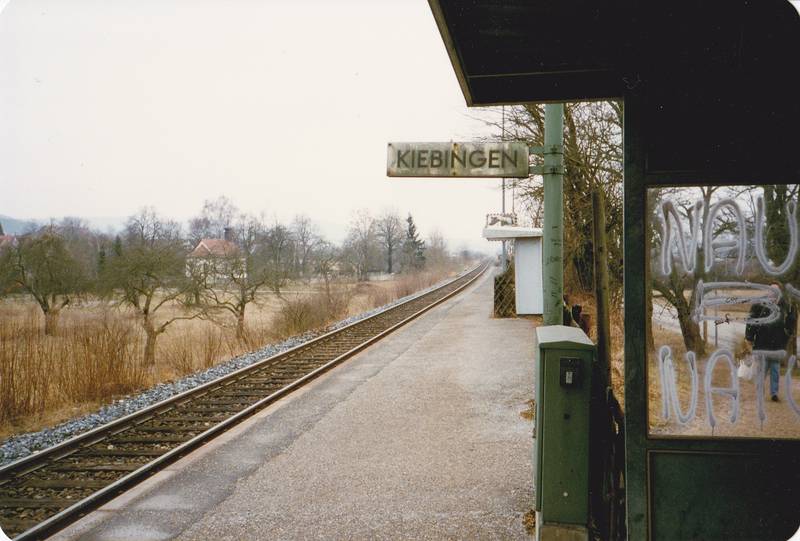 The railway station of Kiebingen, near Tübingen