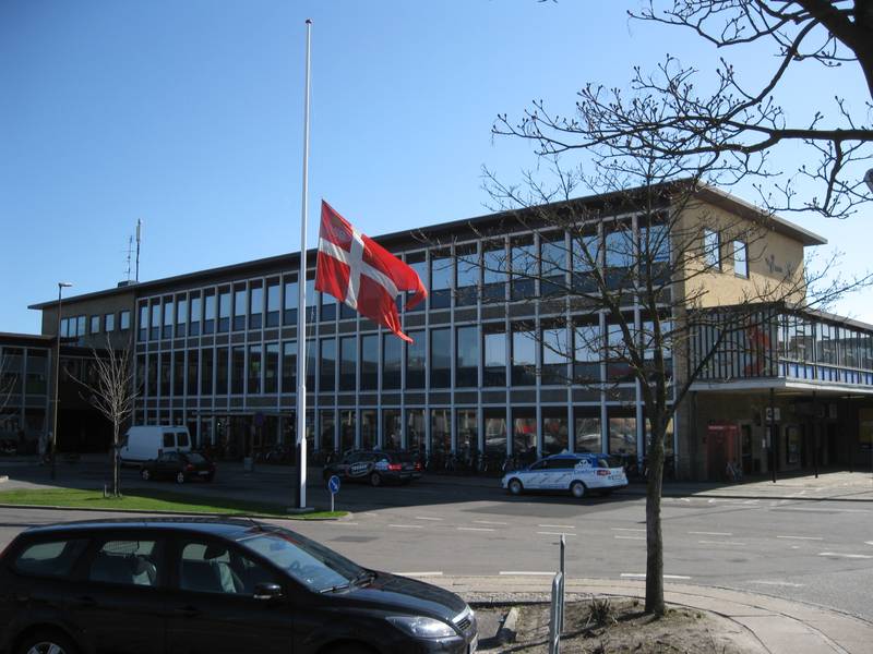 Train station in Nykøbing Falster, Denmark
