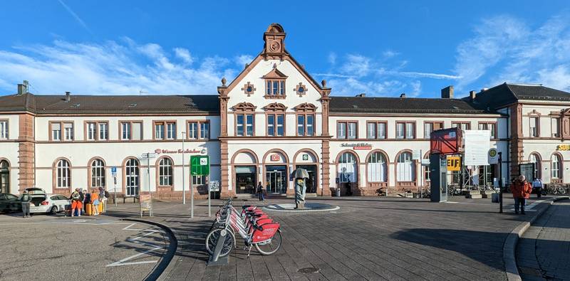 Train station in Rastatt