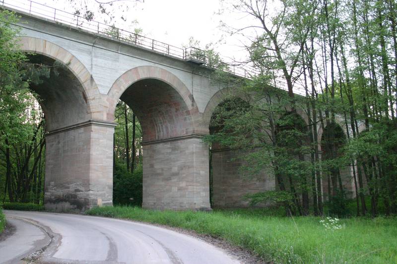 Brombach Railway viaduct near Pleinfeld, Bavaria, Germany, heritage-listed