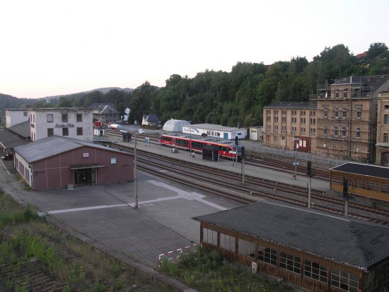 Aue, Bahnhof