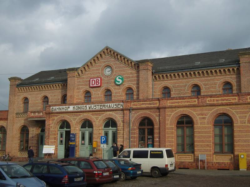 Bahnhofsgebäude in Königs Wusterhausen