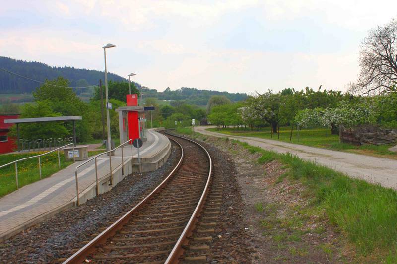 Der Bahnhof von Weißenohe