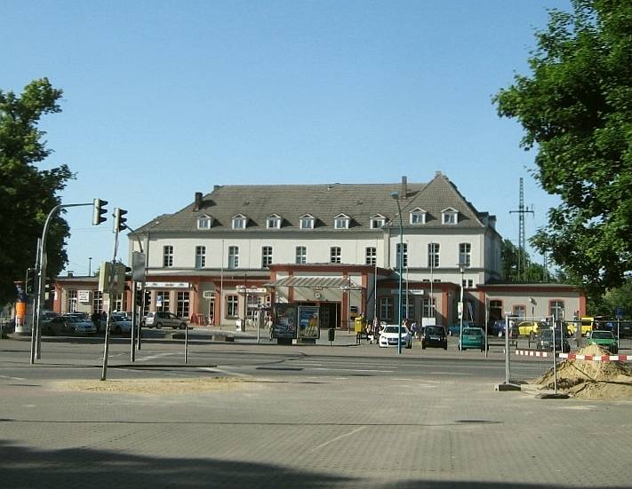 Der Hauptbahnhof in Neubrandenburg