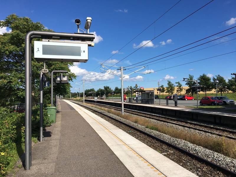 Veksø Station, spor 1, Veksø, Sjælland