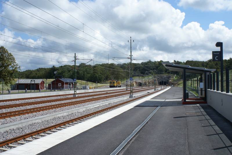 Falkenberg new railway station