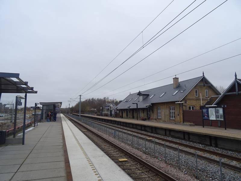 Måløv Station of Frederikssundbanen northwest of Copenhagen.