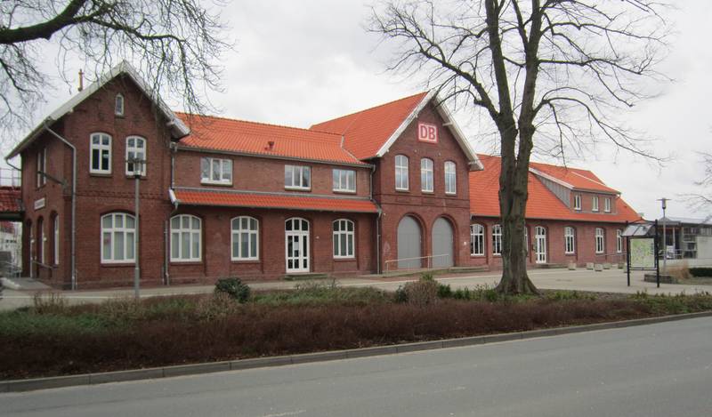 NordWestBahn railway station building in Cloppenburg