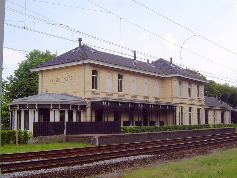 Railway station Vogelenzang, the Netherlands