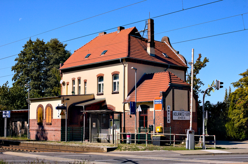 The station building of Kolkwitz-Süd station.