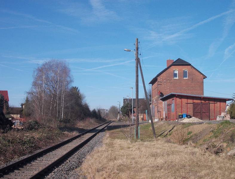 Stössen train station (district: Burgenlandkreis, Saxony-Anhalt)