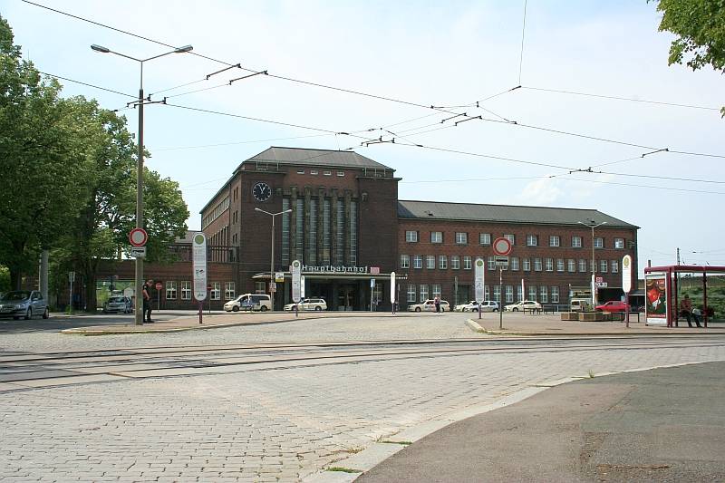 station building Zwickau Hauptbahnhof