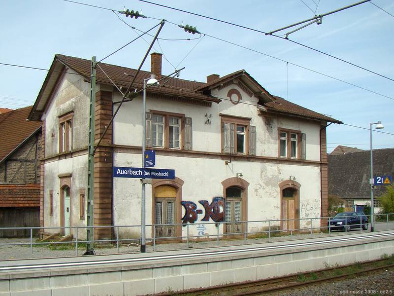 Alter Bahnhof in Elztal-Auerbach