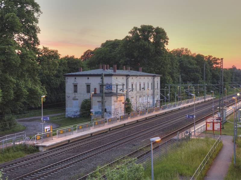 Friesack (Mark), Brandenburg, Germany: train station