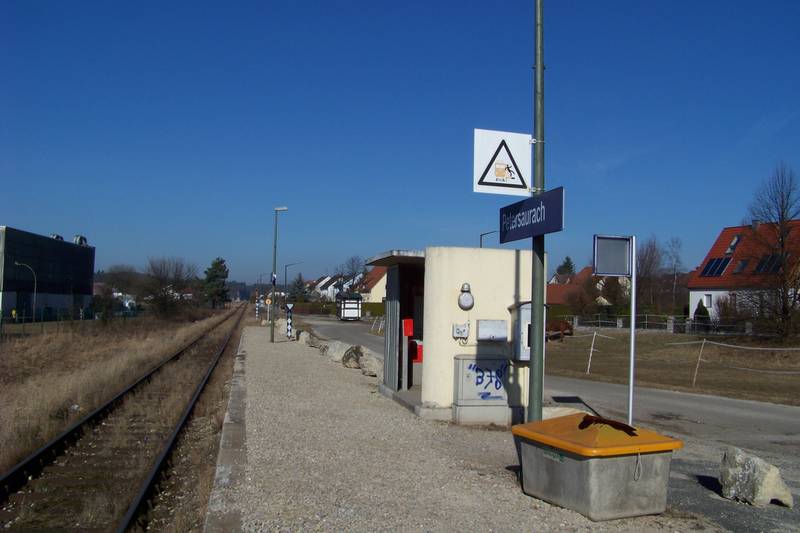 Bahnstrecke Wicklesgreuth–Windsbach, Haltepunkt Petersaurach