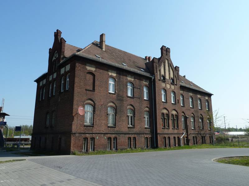 Railway yard Wustermark Rangierbahnhof, station building