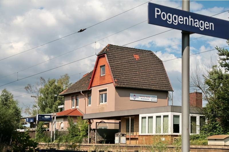 Bahnhof Poggenhagen, Neustadt am Rübenberge, Niedersachsen, Deutschland