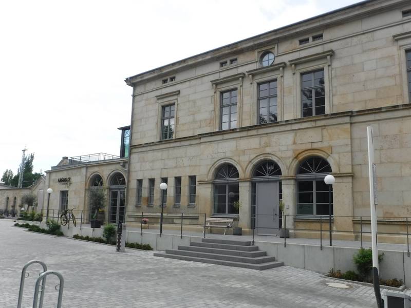 Denkmalgeschützter Alter Bahnhof von Pirna, Sachsen