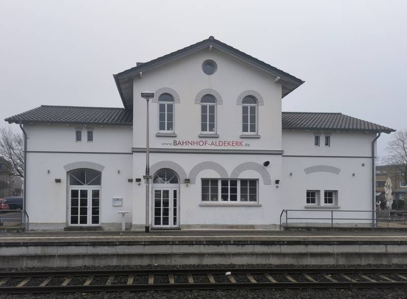 Aldekerk central station, Kerken in Germany