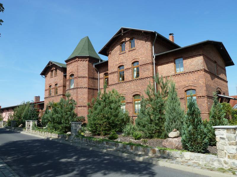 Beeskow train station, station building of the Niederlausitzer Eisenbahn