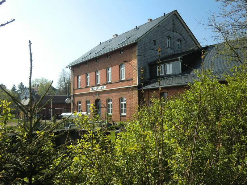 Frauenstein, ehemaliger Schmalspur-Bahnhof