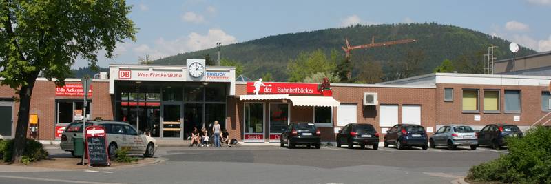 The railway station of Miltenberg, opened in 1906, Building opened in 1977