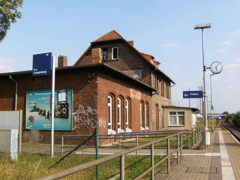 Gera Langenberg railway station.