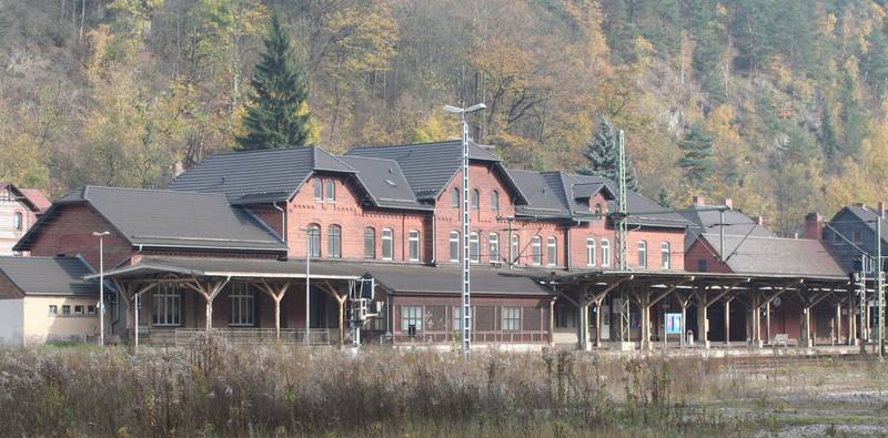 Bahnhof Probstzella in Südthüringen