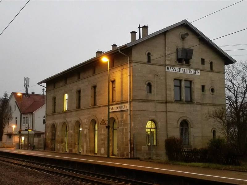Image of the trainstation Wasseralfingen