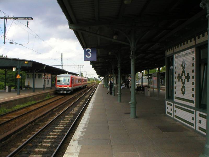 The Berlin S-Bahn and regional train station Schöneweide