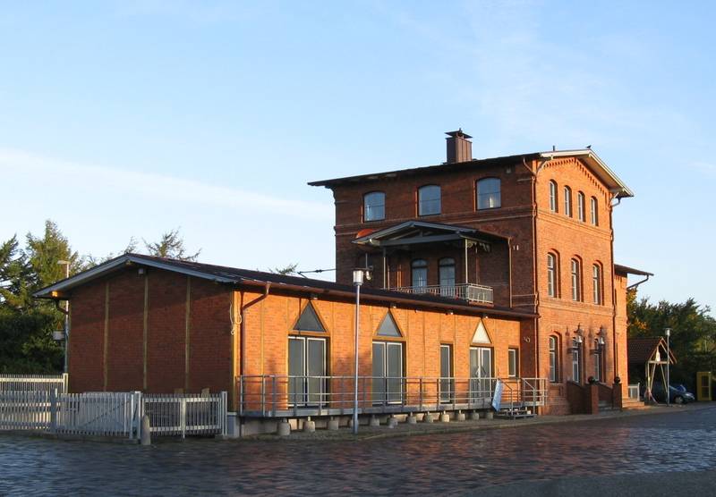Train station in Tarp, Schleswig-Holstein, Germany