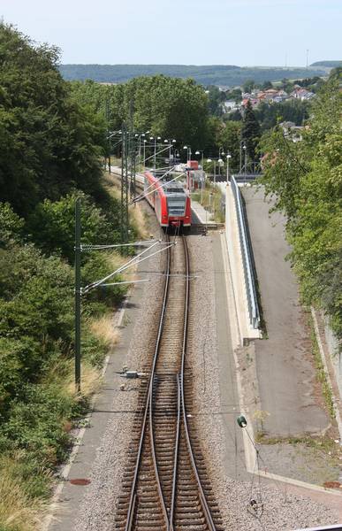 Wemmetsweiler, the train station