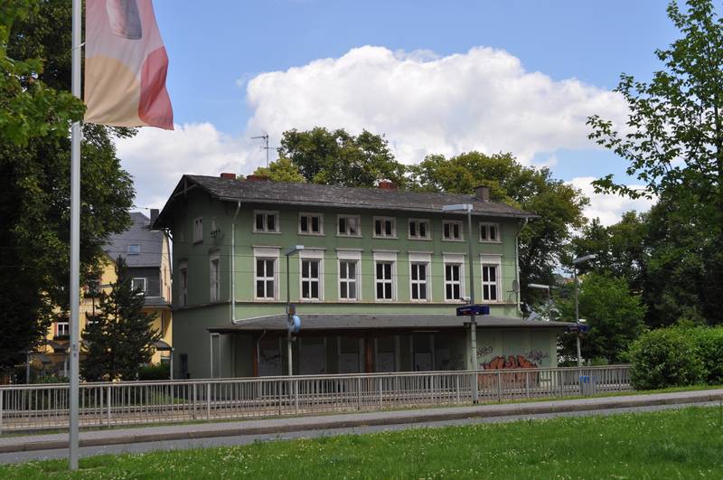 Niederselters, Bahnhof, Rückseite