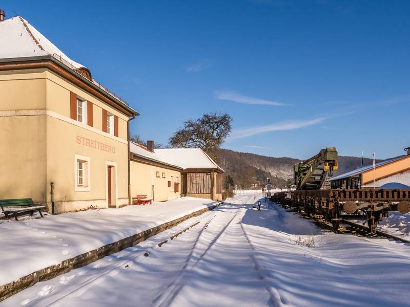 railway station Streitberg in Upper Franconia