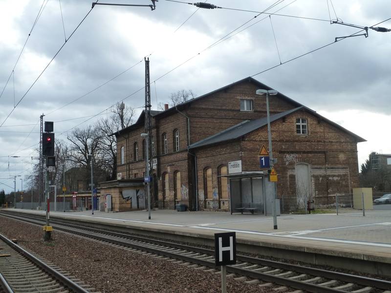 Bahnhof Trebbin, Bahnsteigseite