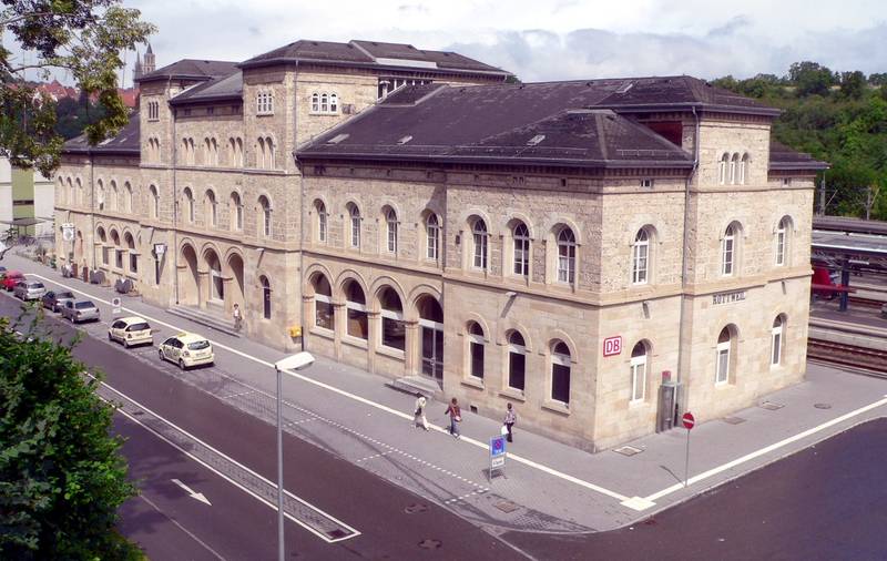 Railway station in Rottweil, Germany