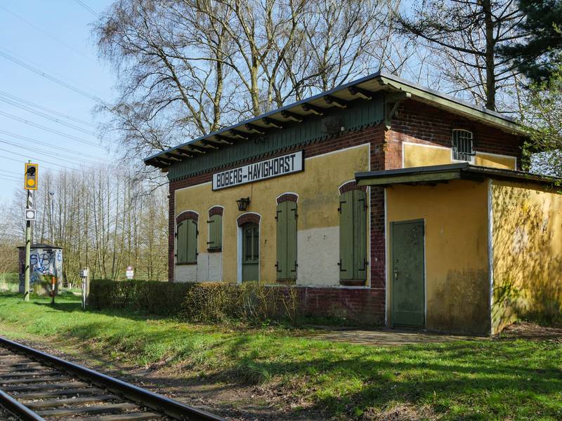 Bahnhof Boberg/Havighorst der Südstormarnschen Kreisbahn