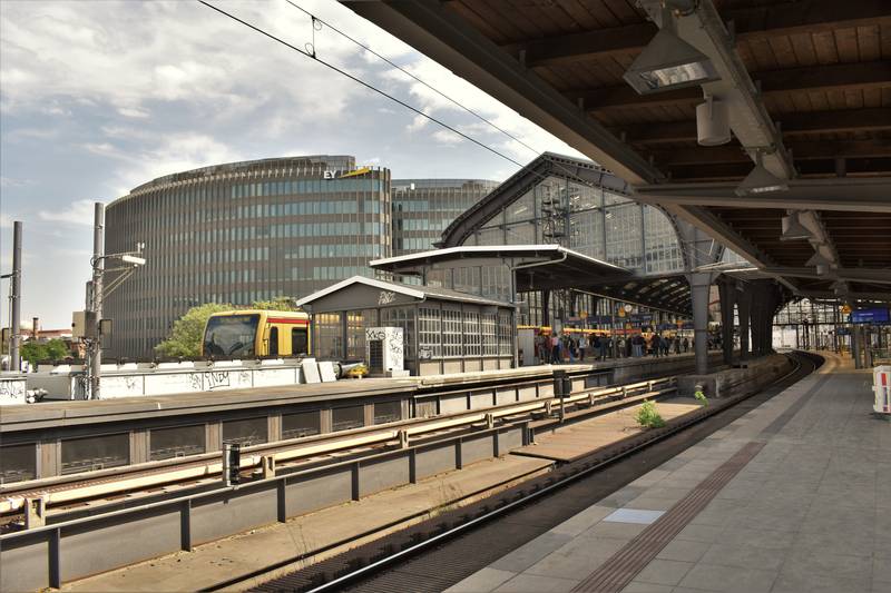 Berlin urban railway, station Friedrichstraße.