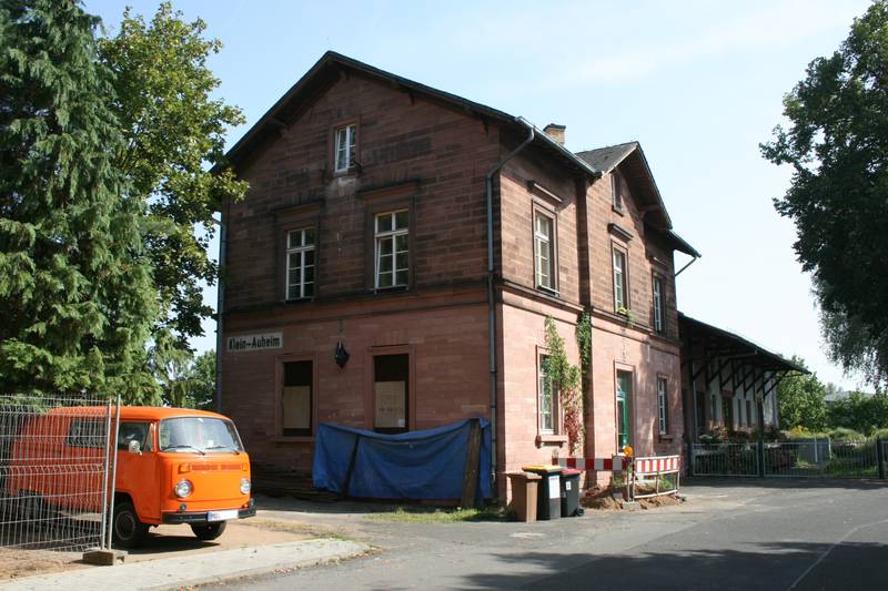 Bahnhofsgebäude Hanau-Klein-Auheim.