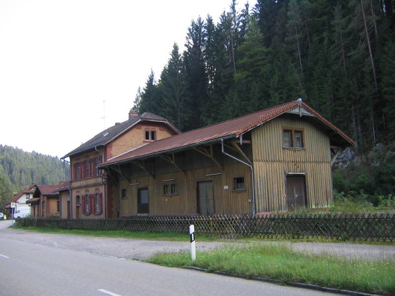 Former train station Kappel-Gutachbrücke near Titisee-Neustadt, Germany