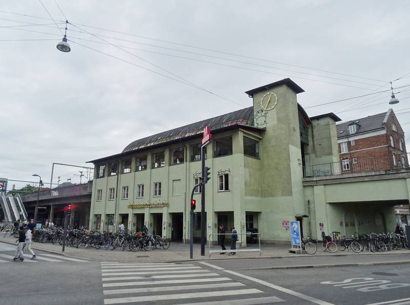 Nørrebro Station at Nørrebrogade in Nørrebro in Copenhagen.