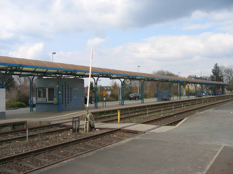 Erftstadt train station in Germany