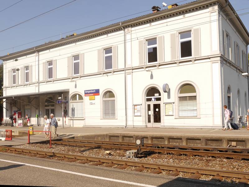 Bahnhof in Gengenbach