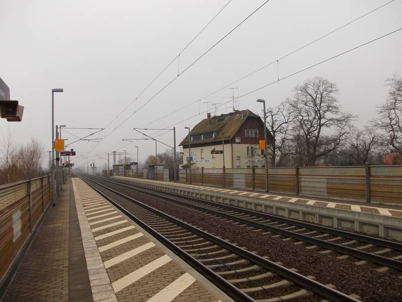Bennewitz train station (Leipzig district, Saxony)
