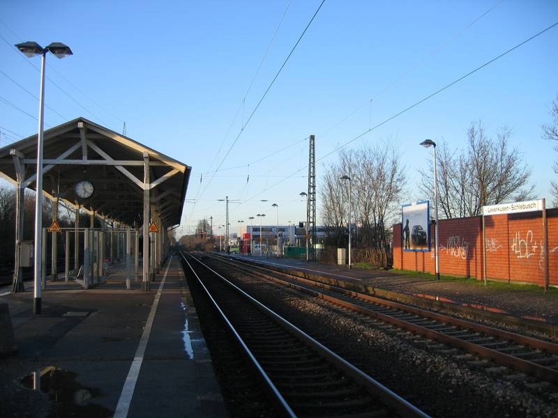 Leverkusen-Schlebusch station, NRW, Germany