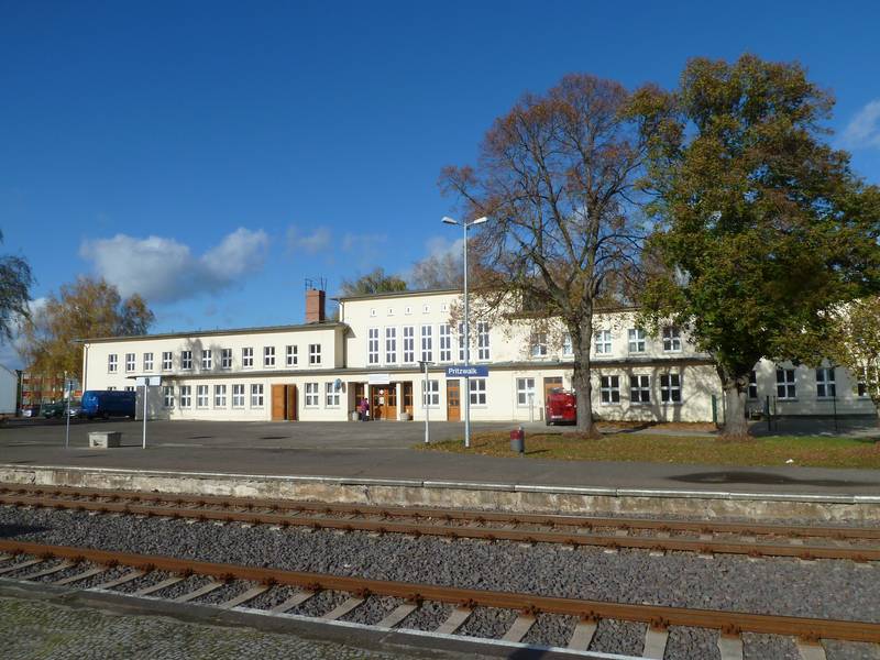 Bahnhof Pritzwalk, Blick von Südosten