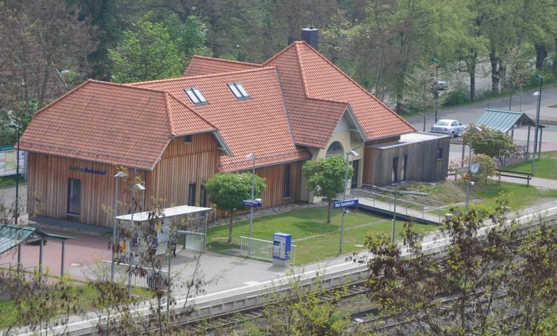 Blick auf den Kulturbahnhof Bad Salzdetfurth